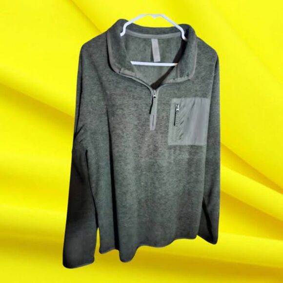 DIP 1/4‎ Pullover Dark Green Size  L (3529) - Picture 1 of 3
